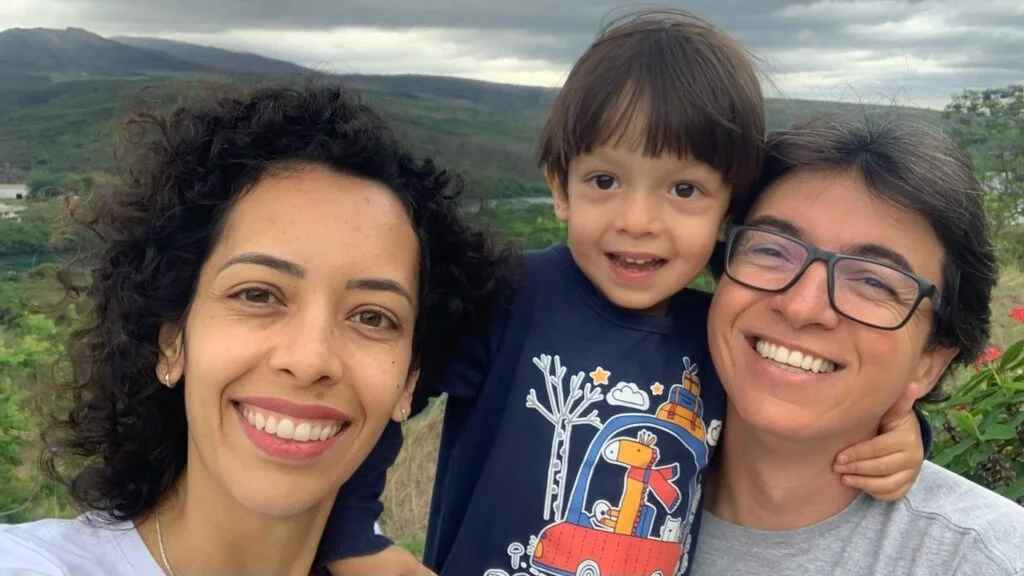 Família na pousada